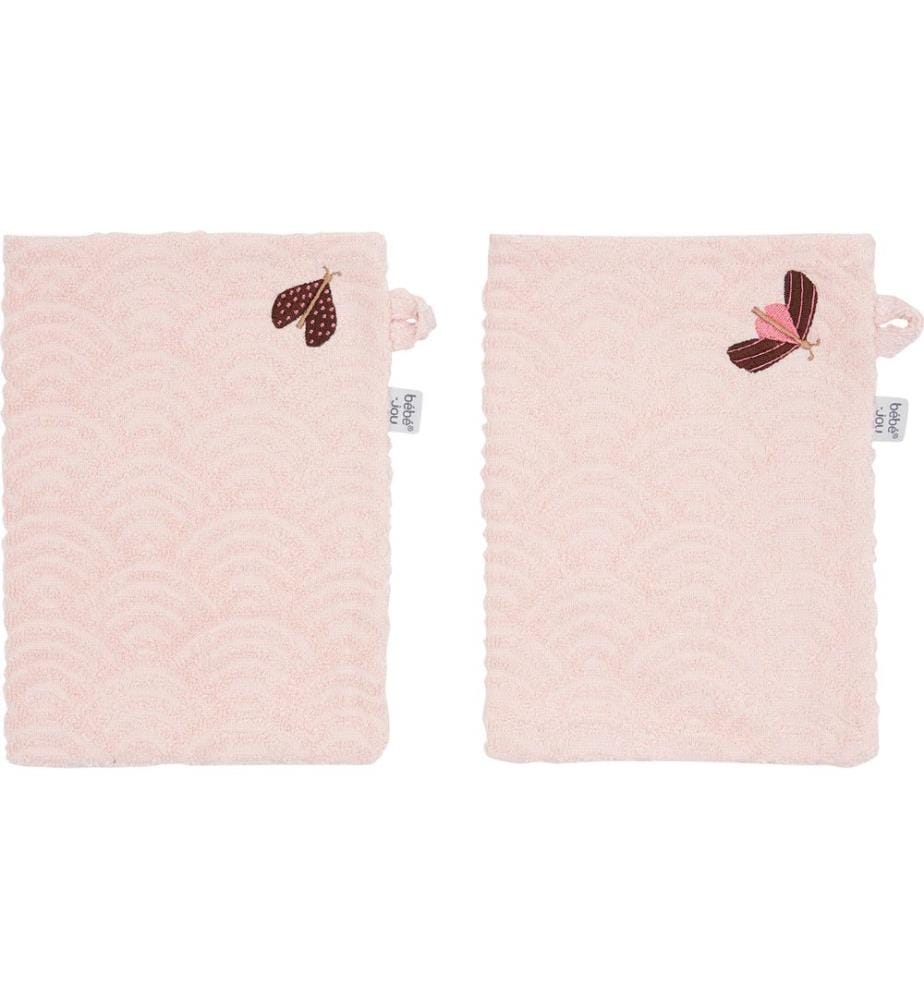 ZEWI bébé-jou Gant de toilette Sweet Butterfly 2 pièces