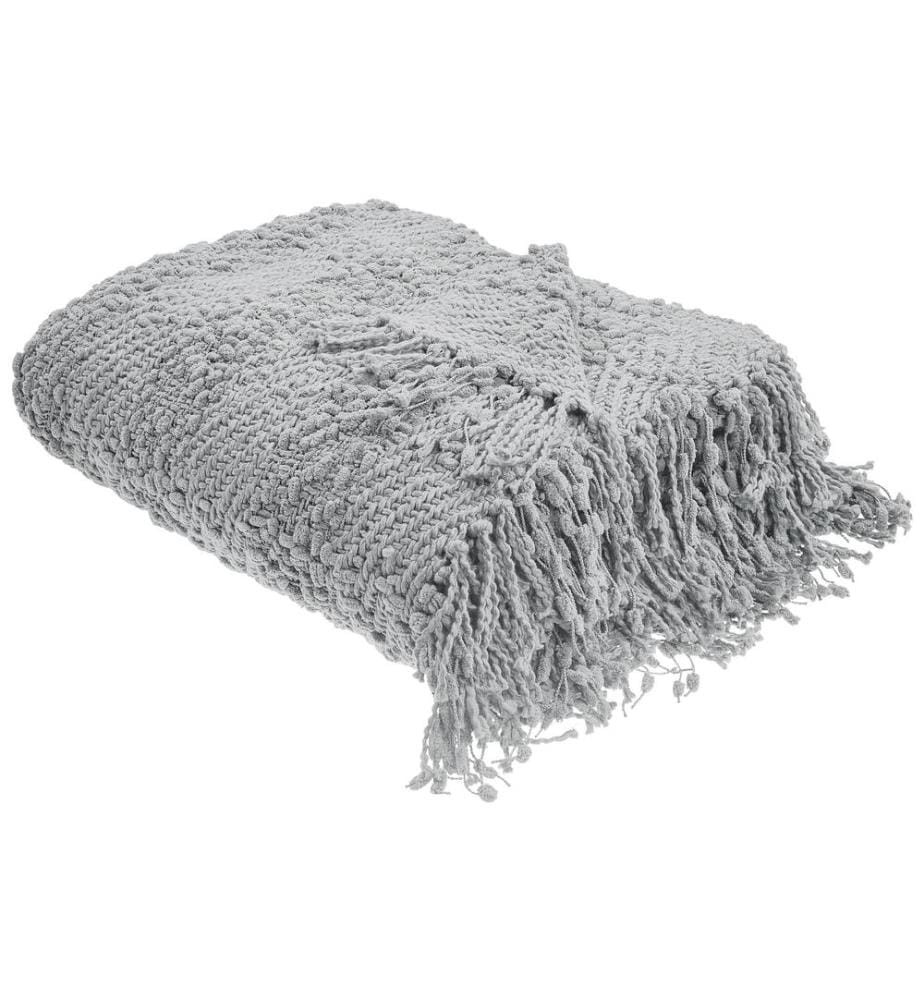 Couverture VELLA Coton 150 x 200 cm Gris