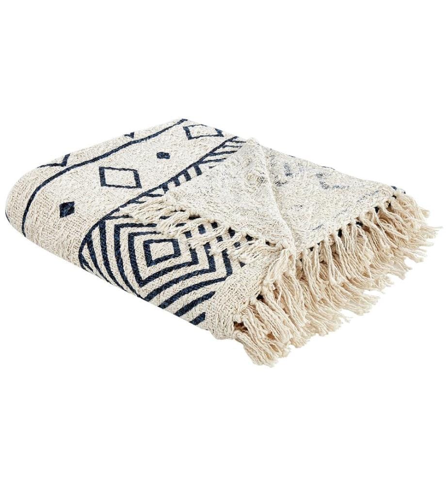 Couverture NAJUY Coton 220 x 240 cm Beige