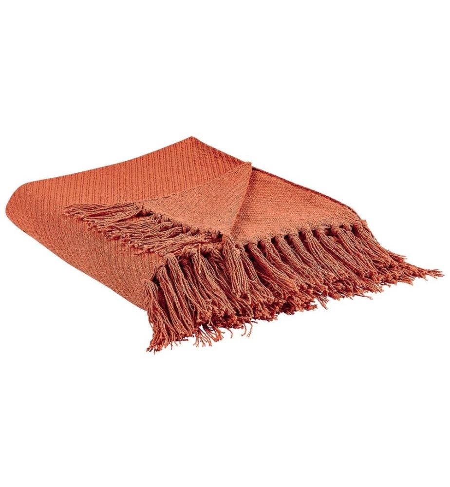 Couverture YARSA Coton 125 x 150 cm Rouge