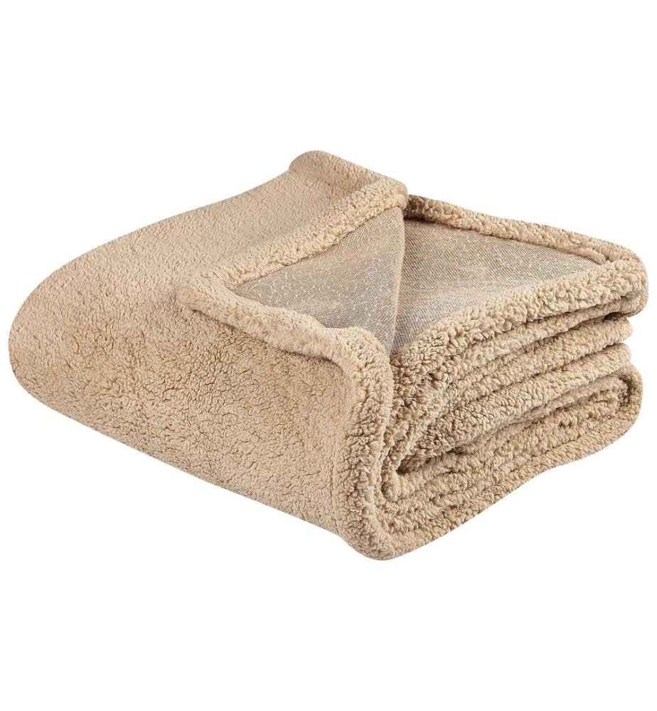 Couverture MIRGE 125 x 150 cm Beige sable