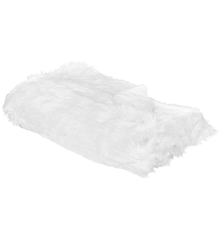 Couvre-lits DELICE Tissu 150 x 200 cm Blanc