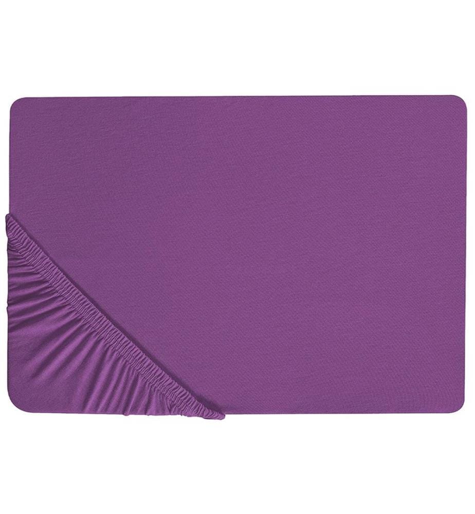 Drap housse JANBU Coton 140 x 200 cm Pourpre