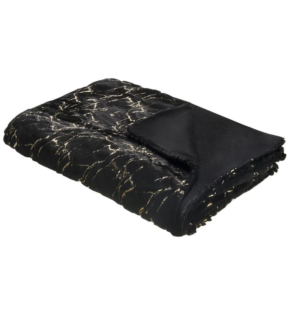 Couverture GODAVARI 150 x 200 cm Noir