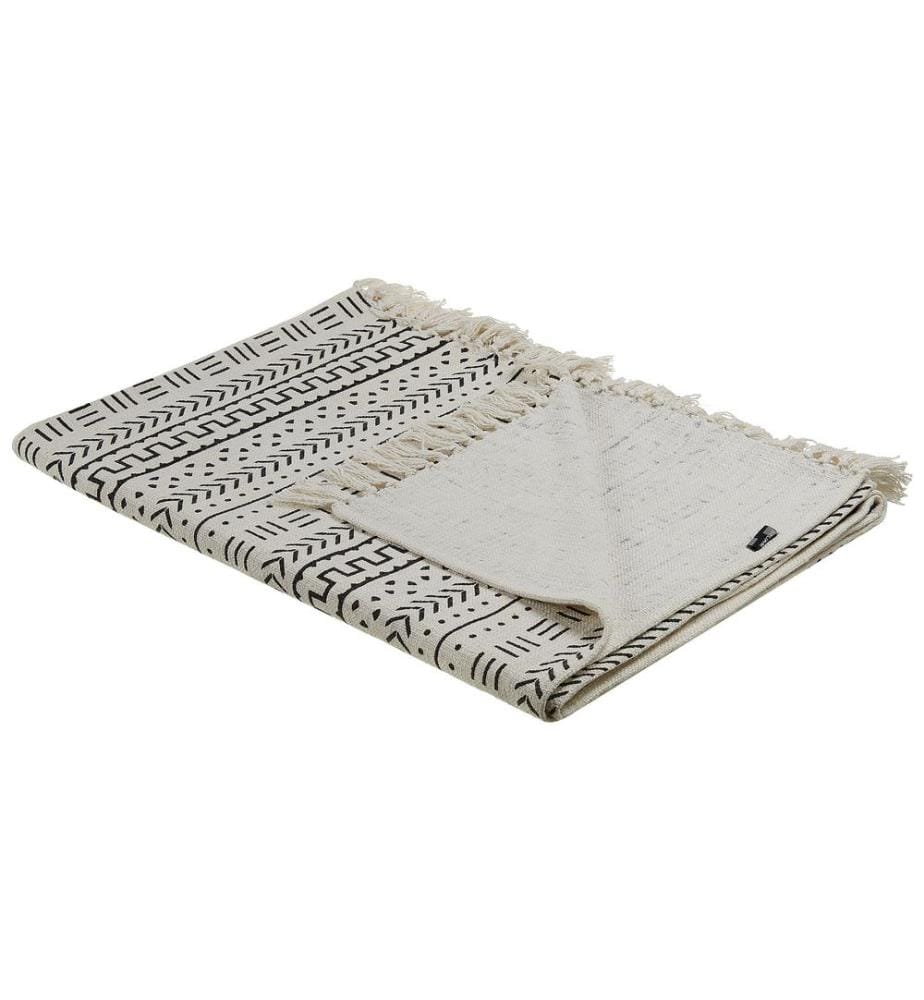 Couverture PANVEL Coton 130 x 180 cm Blanc