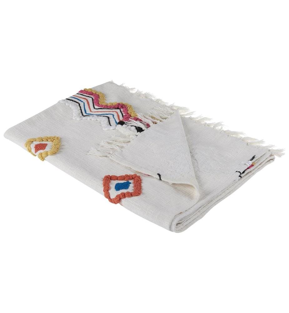 Couverture MORENA Coton 130 x 180 cm Multicolore