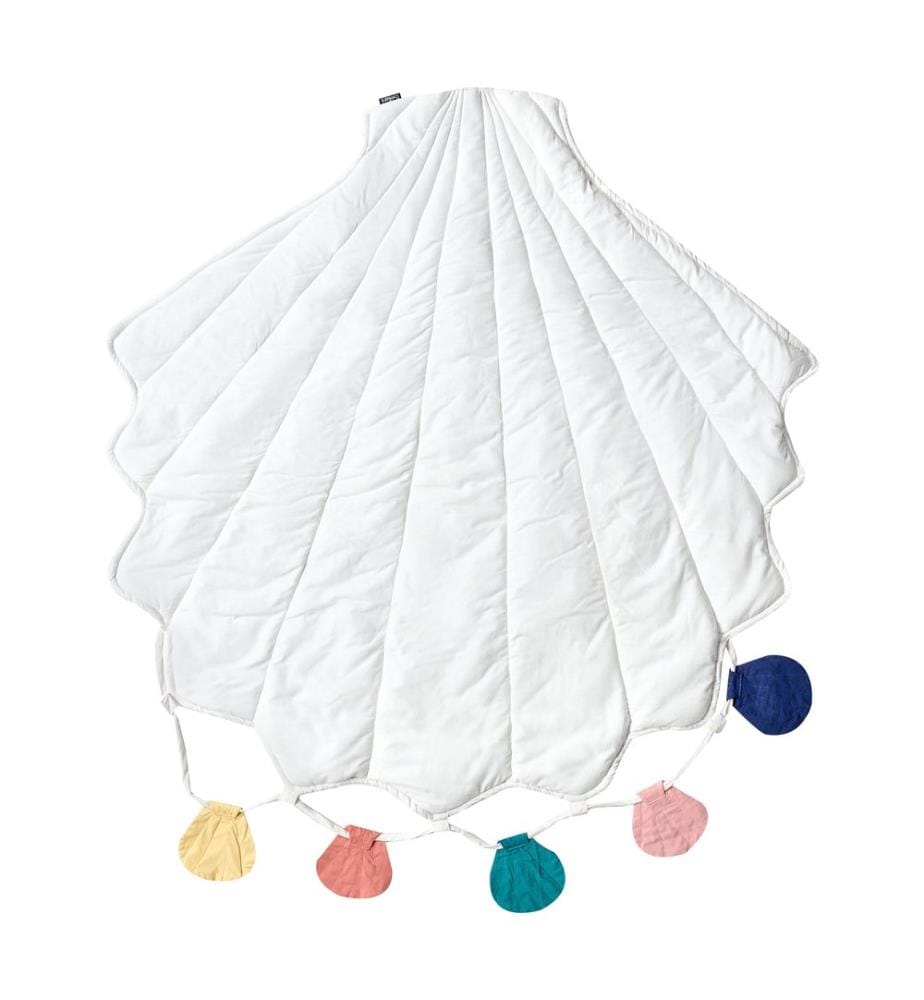 Tapis de jeu pour enfant KADMEA 110 x 110 cm Coton Blanc