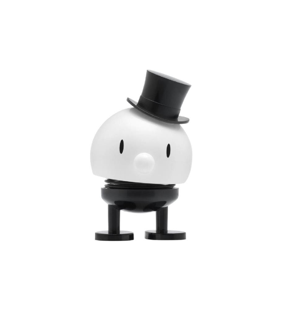 HOPTIMIST - Objet à exposer Bumble Marié S 8.4 cm, Noir/Blanc