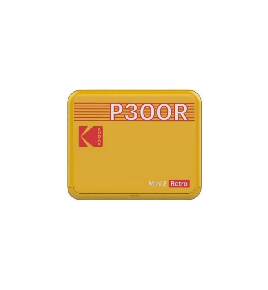KODAK - Imprimante photo Mini 3 Square Retro Jaune