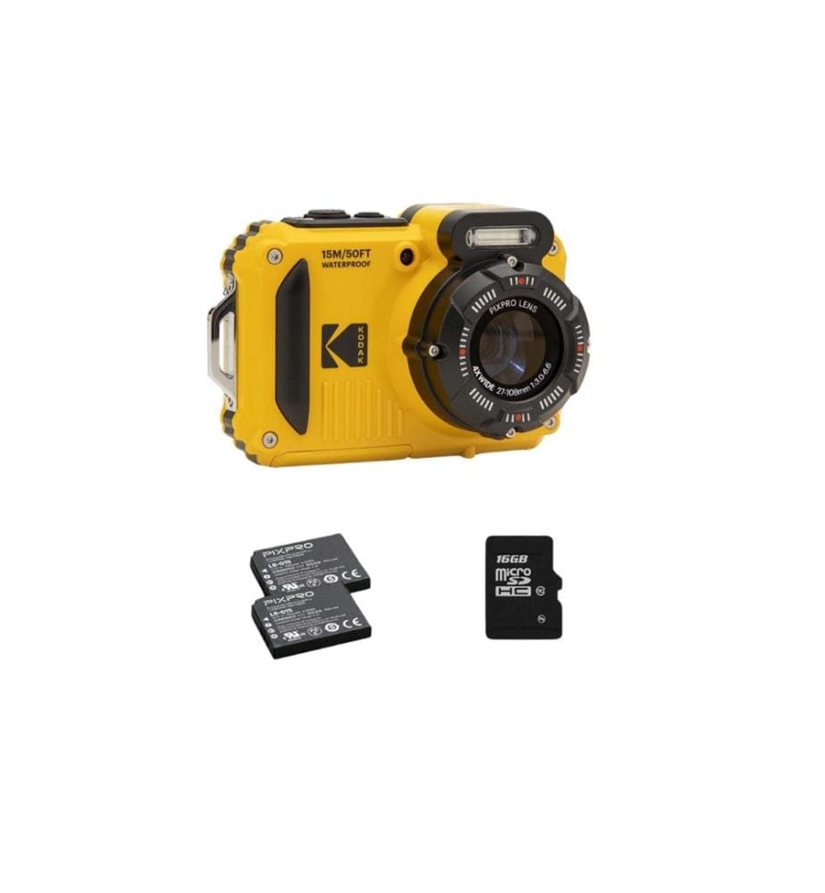 KODAK - Caméra sous-marine PixPro WPZ2 Kit Jaune