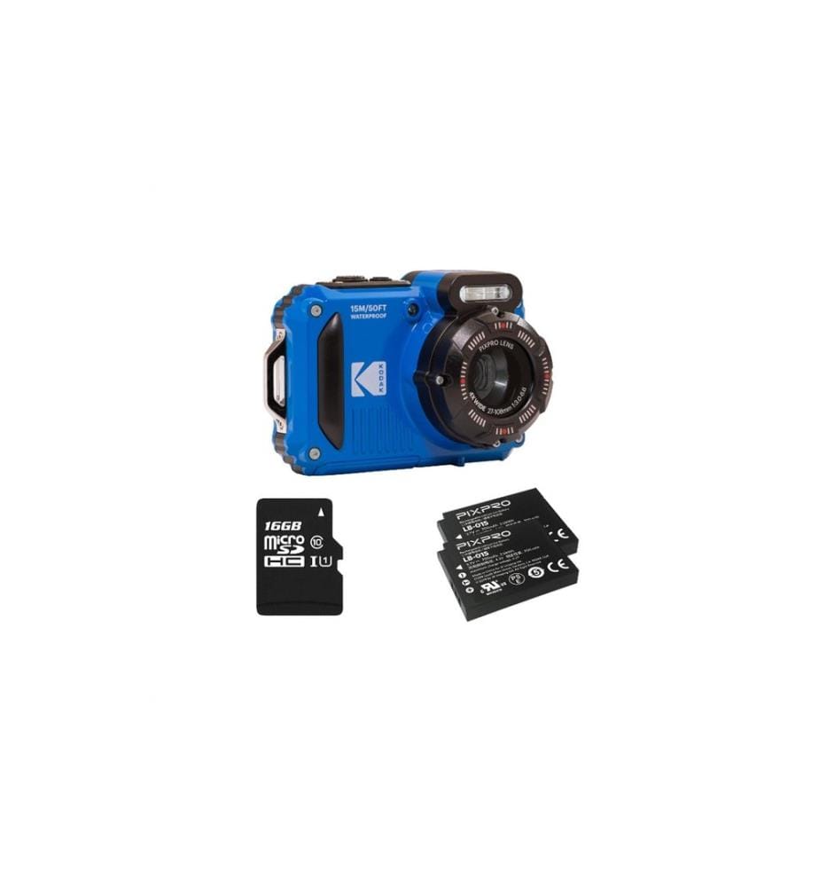 KODAK - Caméra sous-marine PixPro WPZ2 Kit Bleu