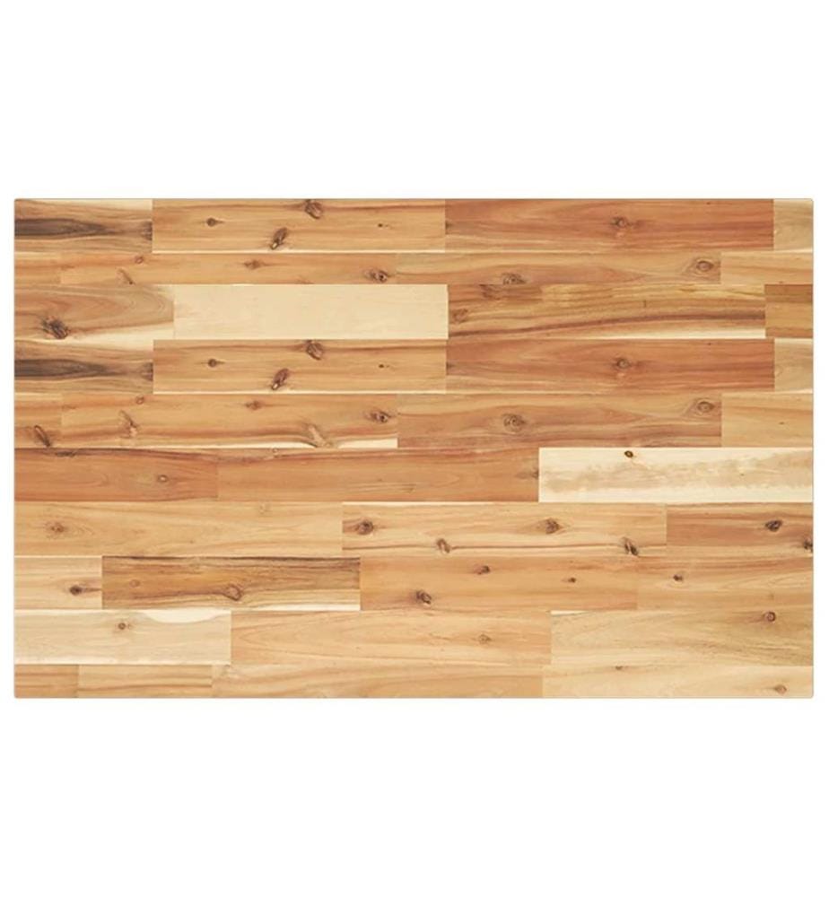 Dessus de bureau fini à l'huile 100x50x2cm bois d'acacia massif