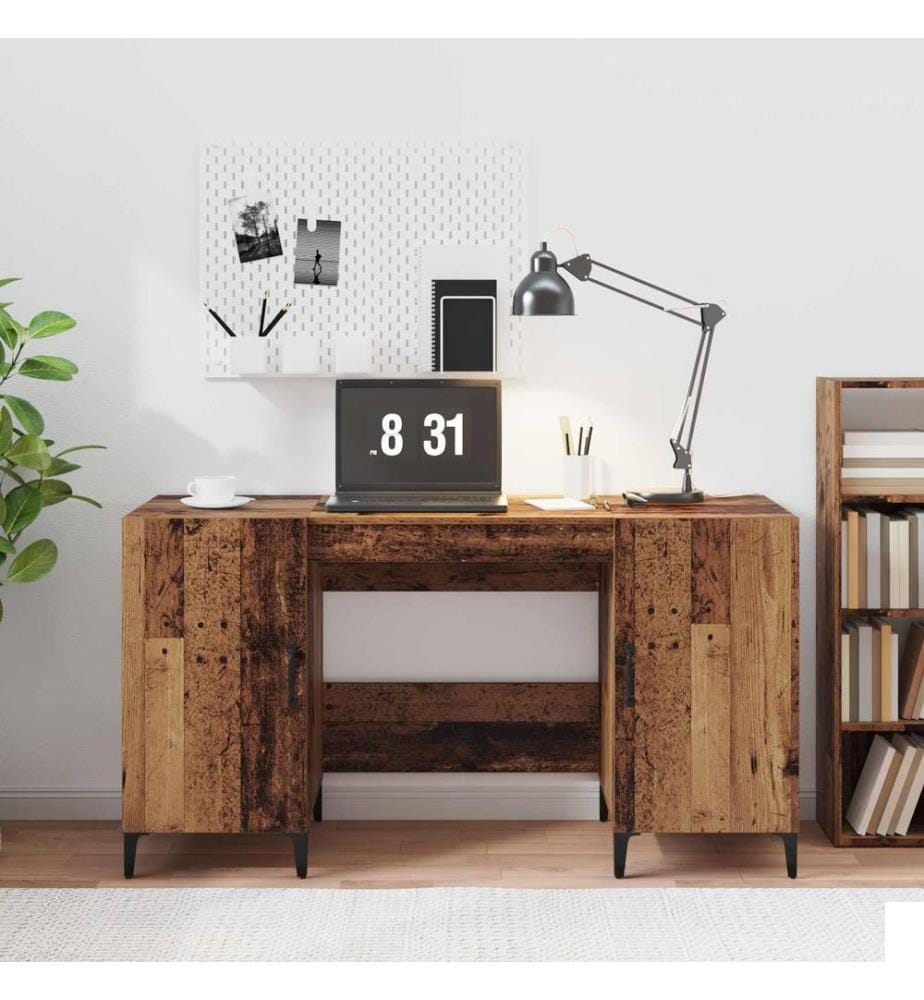 Bureau Bois ancien 140 x 50 x 75 cm Bois d'ingénierie