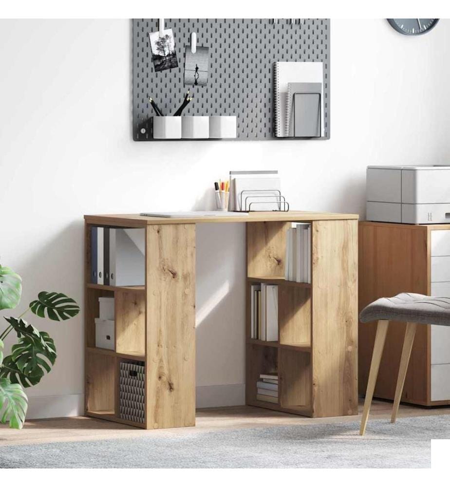 Bureau Chêne artisanal 90 x 50 x 75 cm Bois d'ingénierie