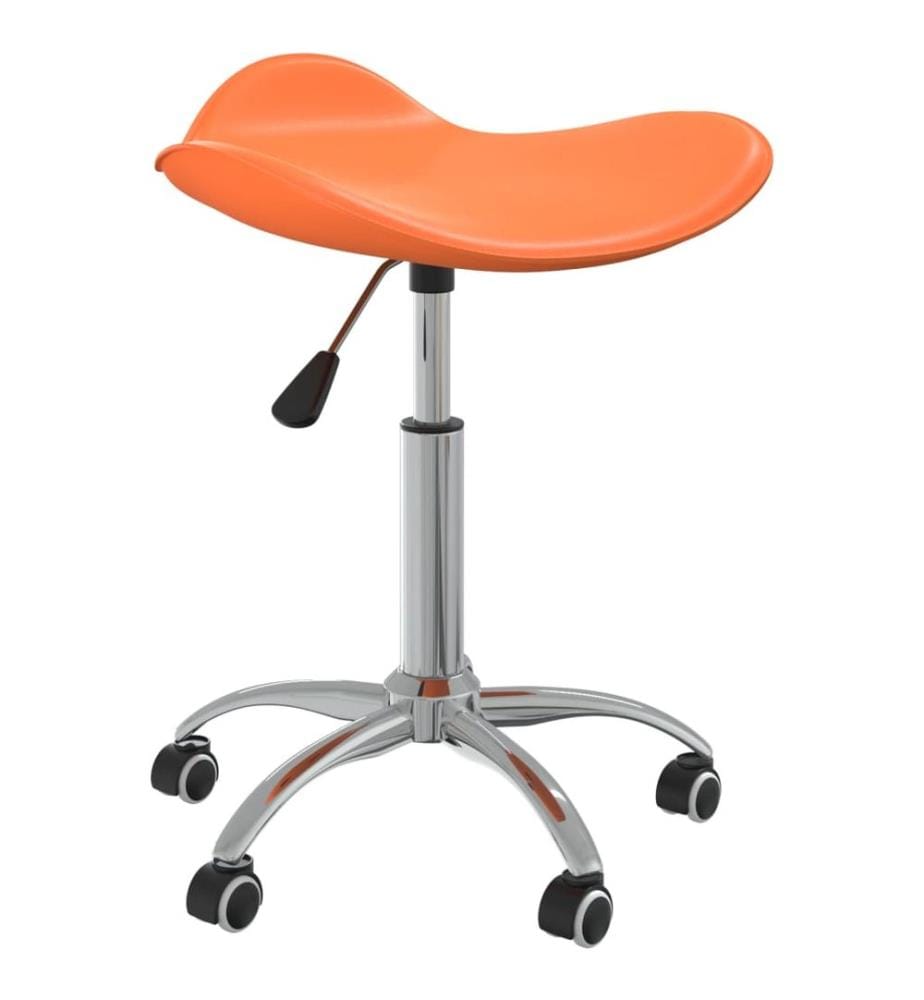 Chaise de bureau Orange Similicuir