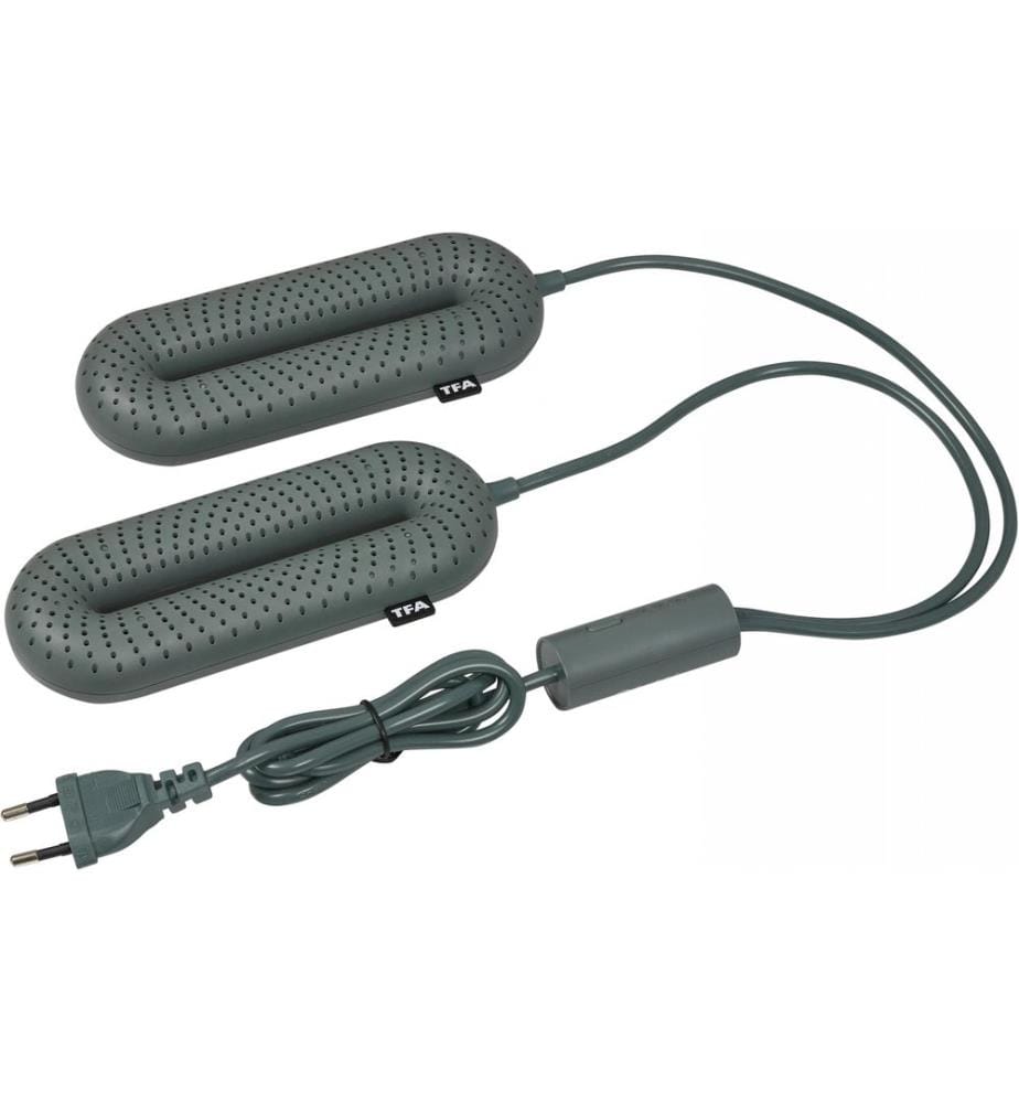 TFA Dostmann Séchoir à chaussures électrique, Pétrole / Gris