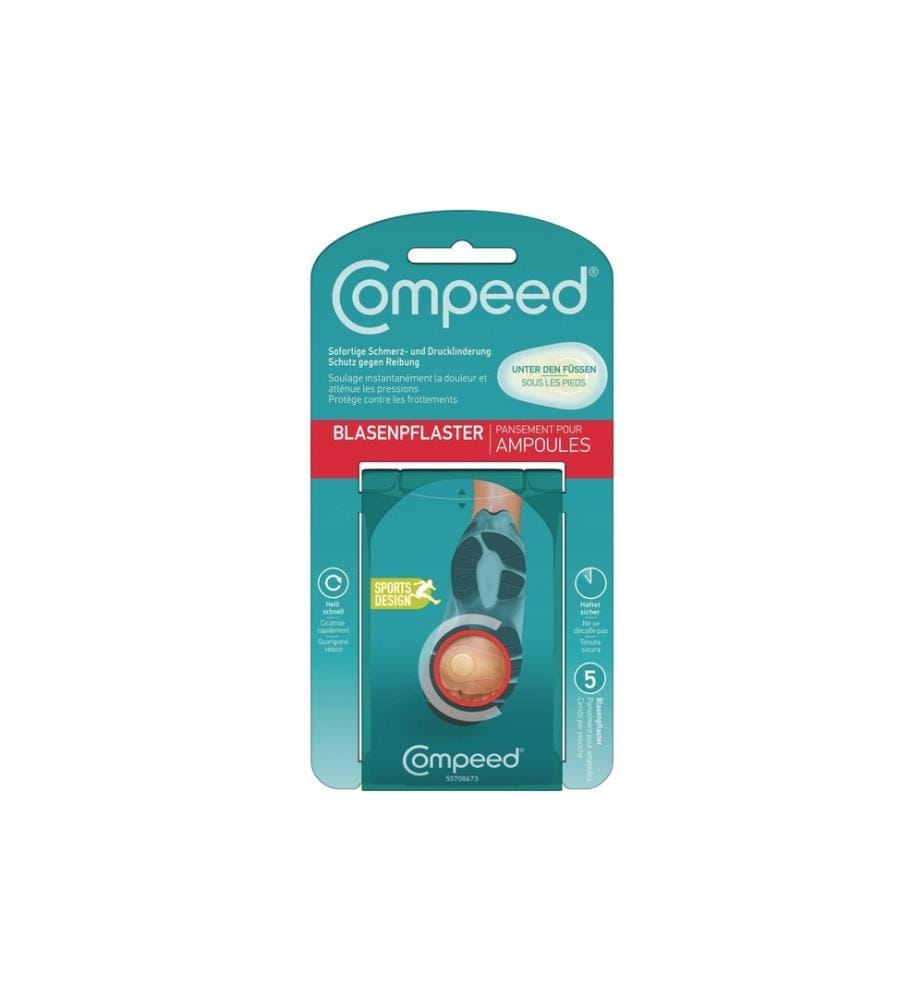COMPEED - Pansement pour ampoules Sous les pieds 5 pièces