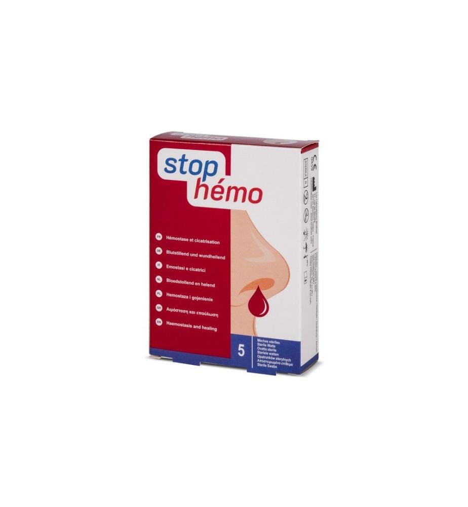 Stop Hémo - Ouate hémostatique 5 Pièce/s