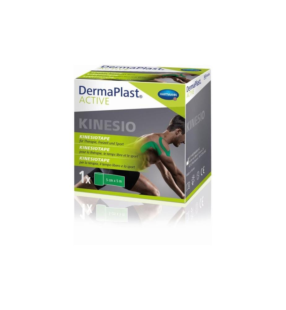DermaPlast - Active Kinesiotape vert 5 cm x 5 m