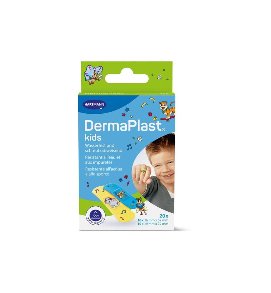 DermaPlast - Pansement pour plaie Kids 20 pièces