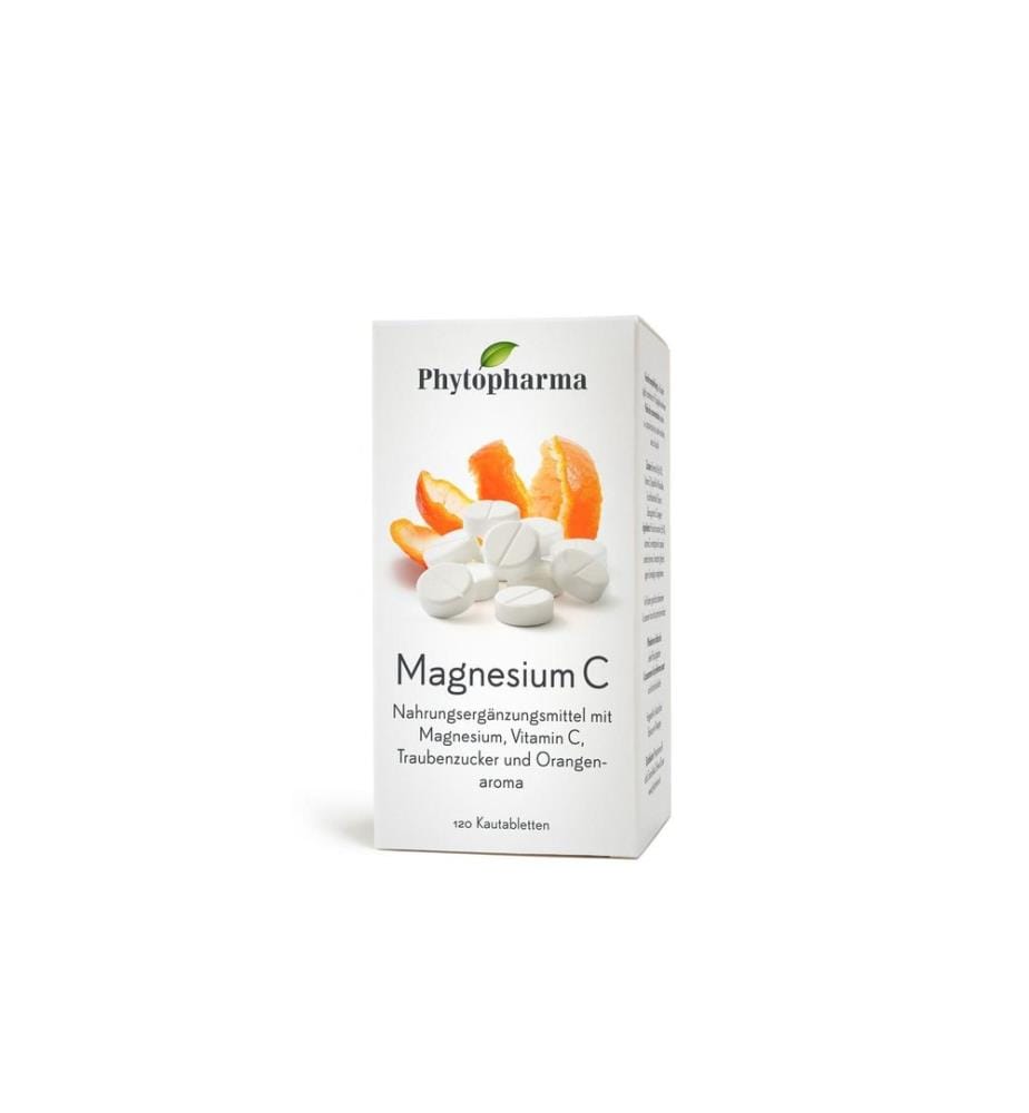 Phytopharma - Magnésium C Orange 120 comprimés à croquer