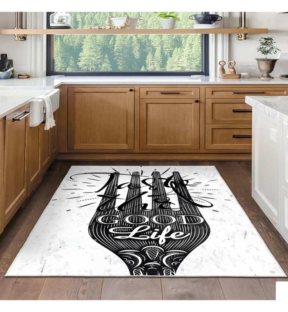 Tapis, 60 x 100, blanc, 100% POLYESTER