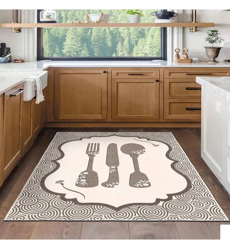Tapis, 50 x 80, crème, 100% POLYESTER