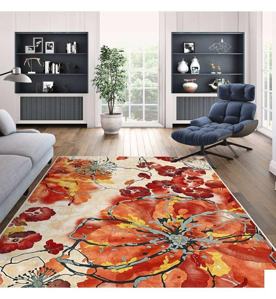 Tapis, 60 x 100, Orange, 100% POLYESTER