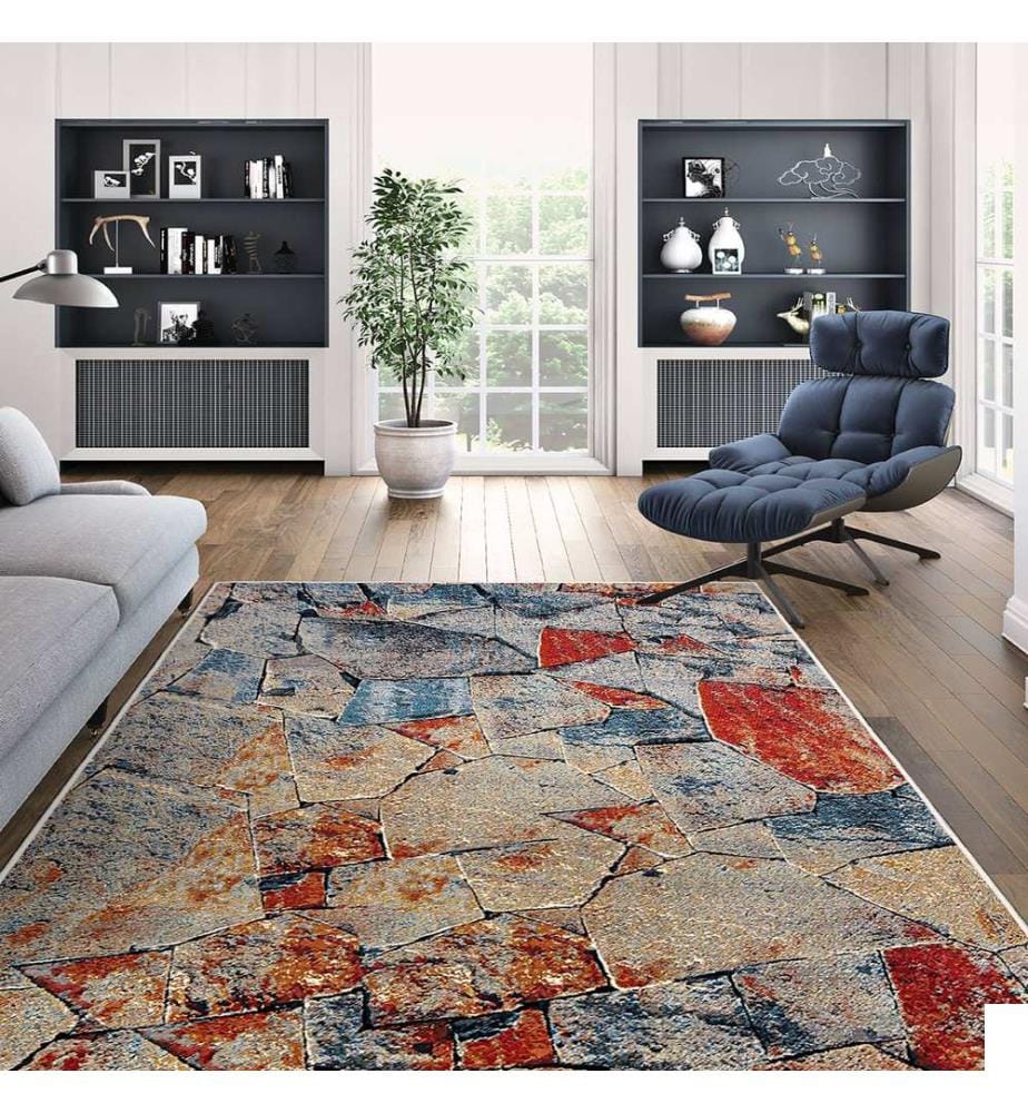 Tapis, 60 x 100, rouge, 100% POLYESTER