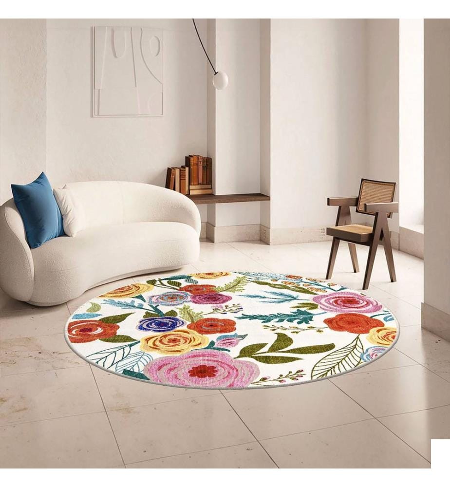 Tapis, 50 x 50, crème, 100% POLYESTER