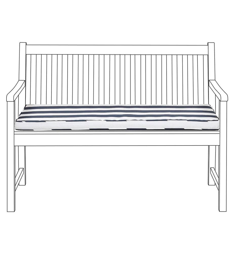 Coussin de banquette VIVARA 112 x 54 cm Bleu marine