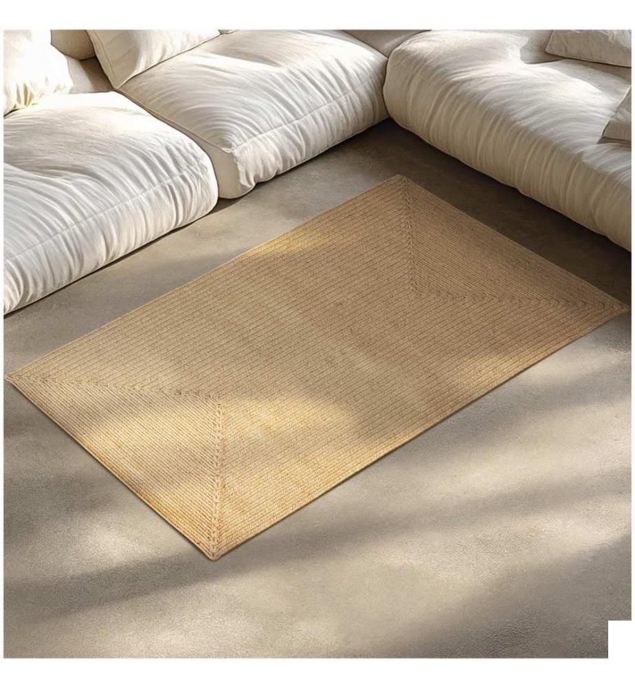 Tapis tressé VIBE style bohème - 80 x 150 cm