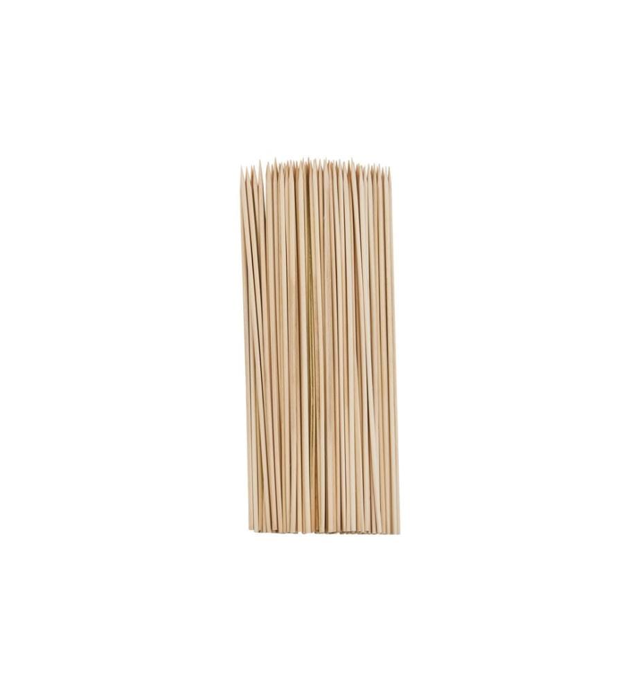Dangrill - Broche rôtissoire Bambou, 25 cm, 100 pièces