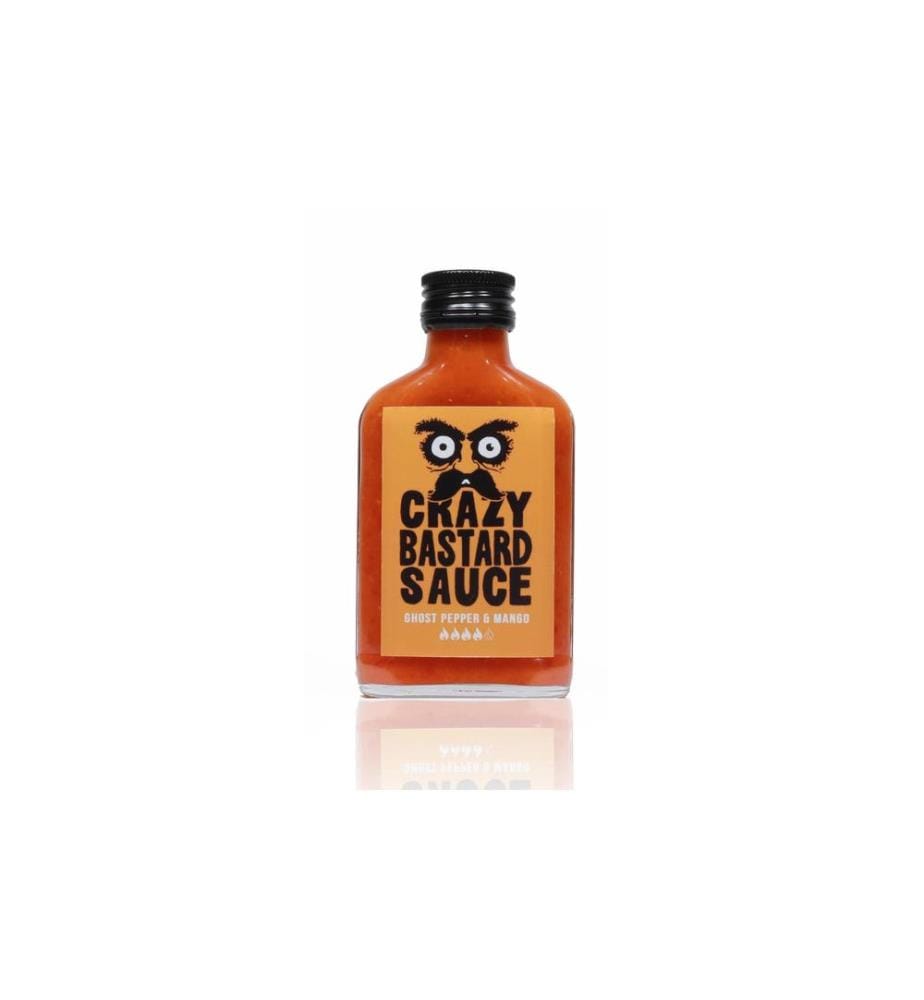Crazy Bastard Sauce - Sauce chaude Ghost Pepper et mangue 100 ml