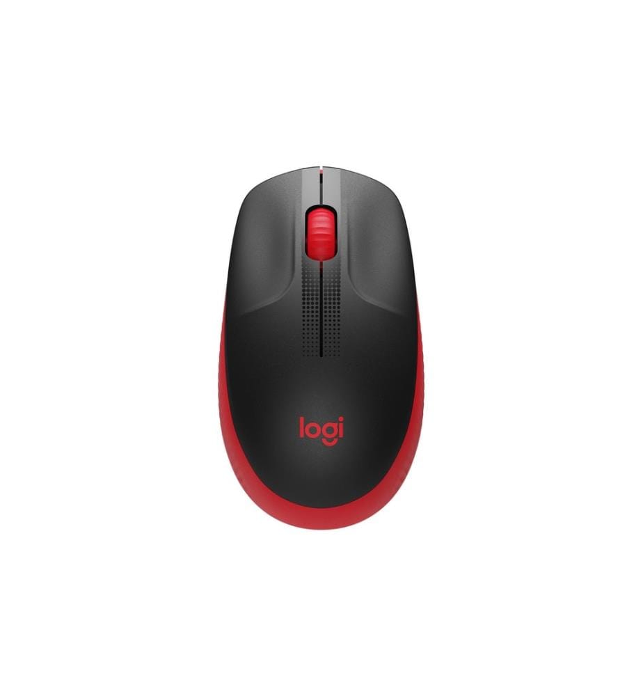 LOGITECH - Souris M190 Rouge/Noir, sans fil
