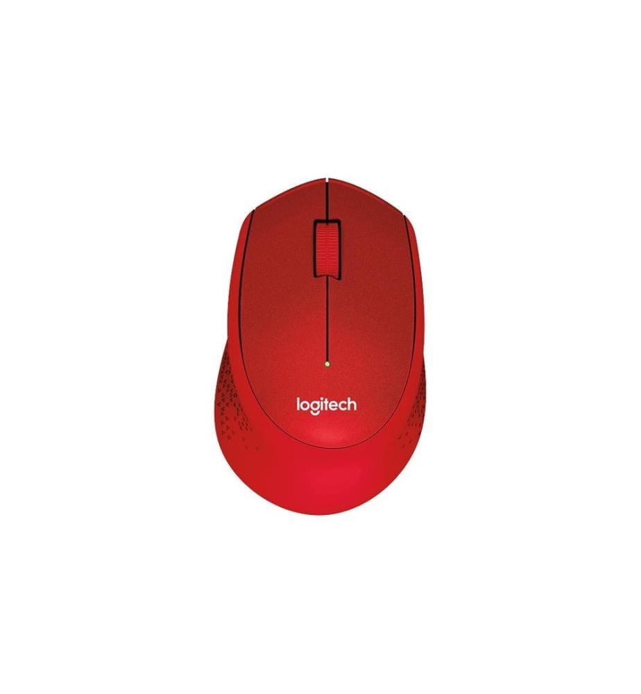 LOGITECH - Souris M330 Silent Plus rouge