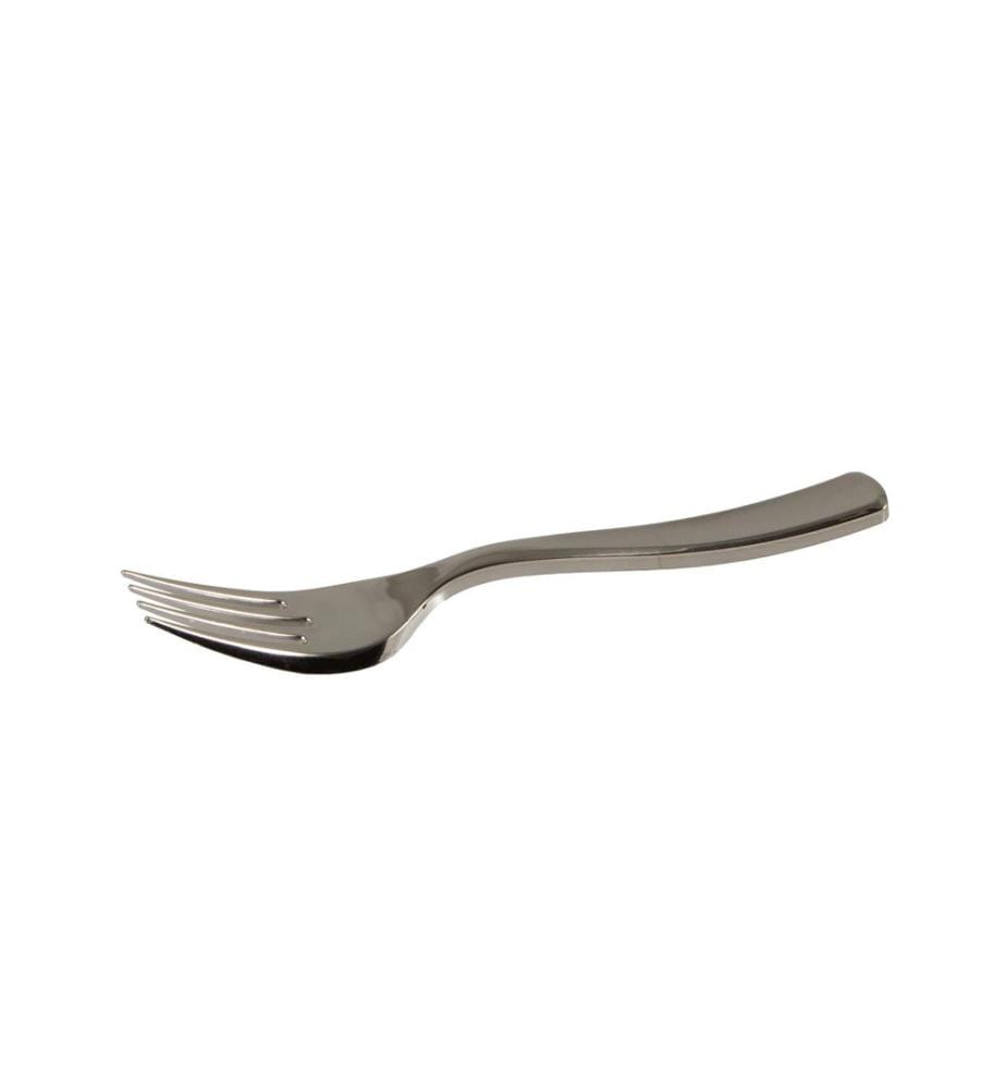 ELCO - Fourchettes jetables 15 cm, 50 Pièce/s, Argenté