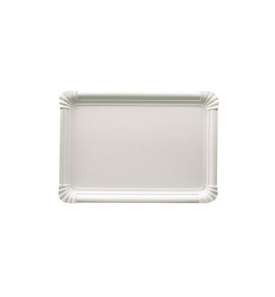 Papstar - Assiettes jetables Pure rectangulaire 18 x 26 cm 250 Pièce/s