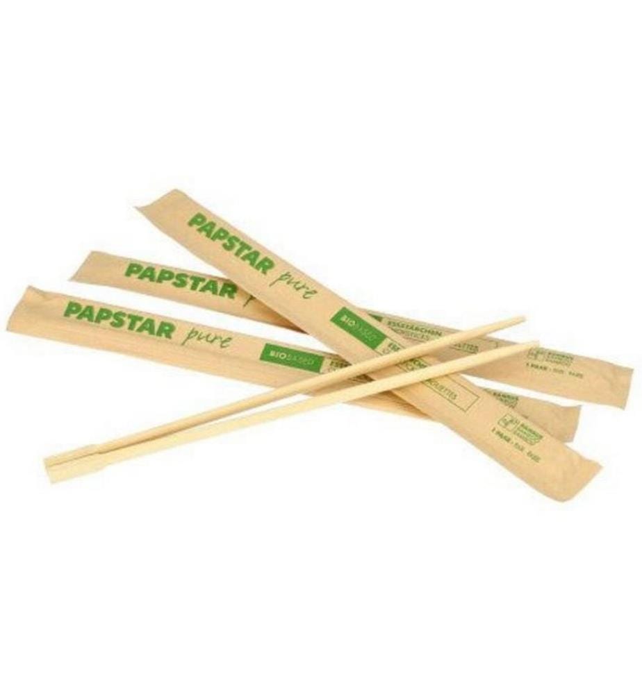 Papstar - Bâtonnets Pure Bambou 50 Pièce/s Beige