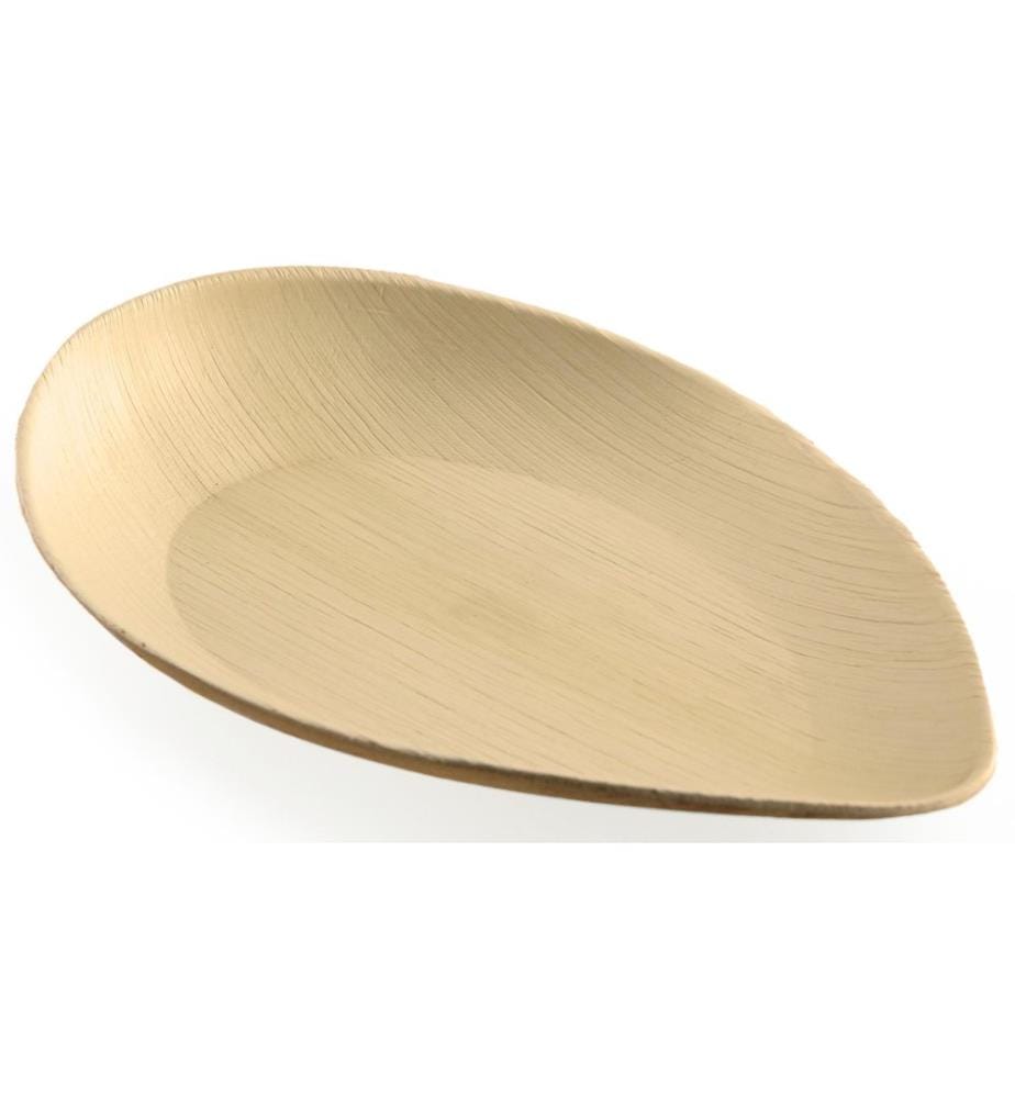 SIER - Assiettes jetables Palm 12.7 cm x 20 cm, 20 Pièce/s, Brun clair