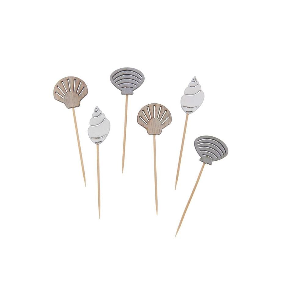 RICO DESIGN - Pearl Piques décoratifs Moules 6 Pièce/s Blanc