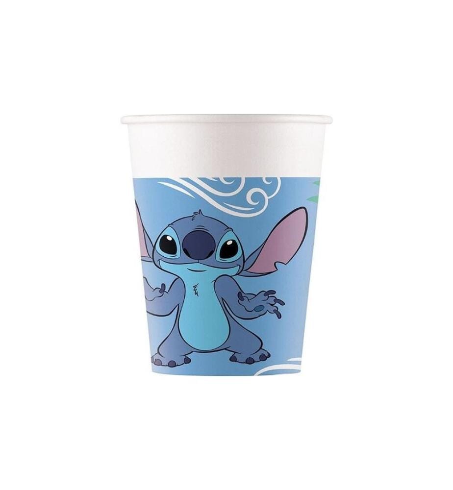 We fiesta Party - Gobelets jetables Stitch 200 ml, 8 pièces