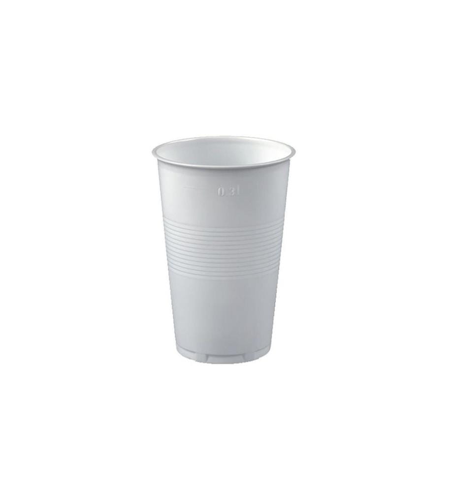 Papstar - Gobelets jetables 300 ml 100 Pièce/s, Blanc