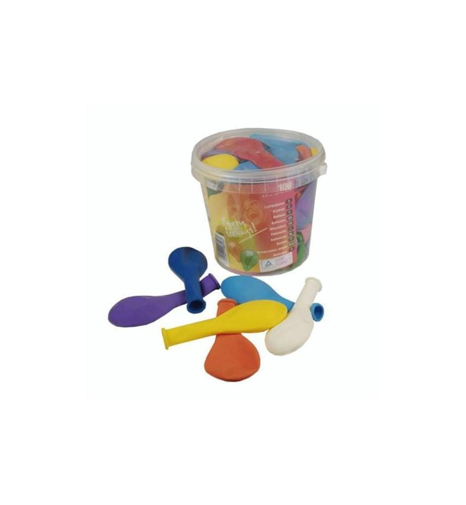Papstar - Ballon de baudruche Multicolore, 100 pièces