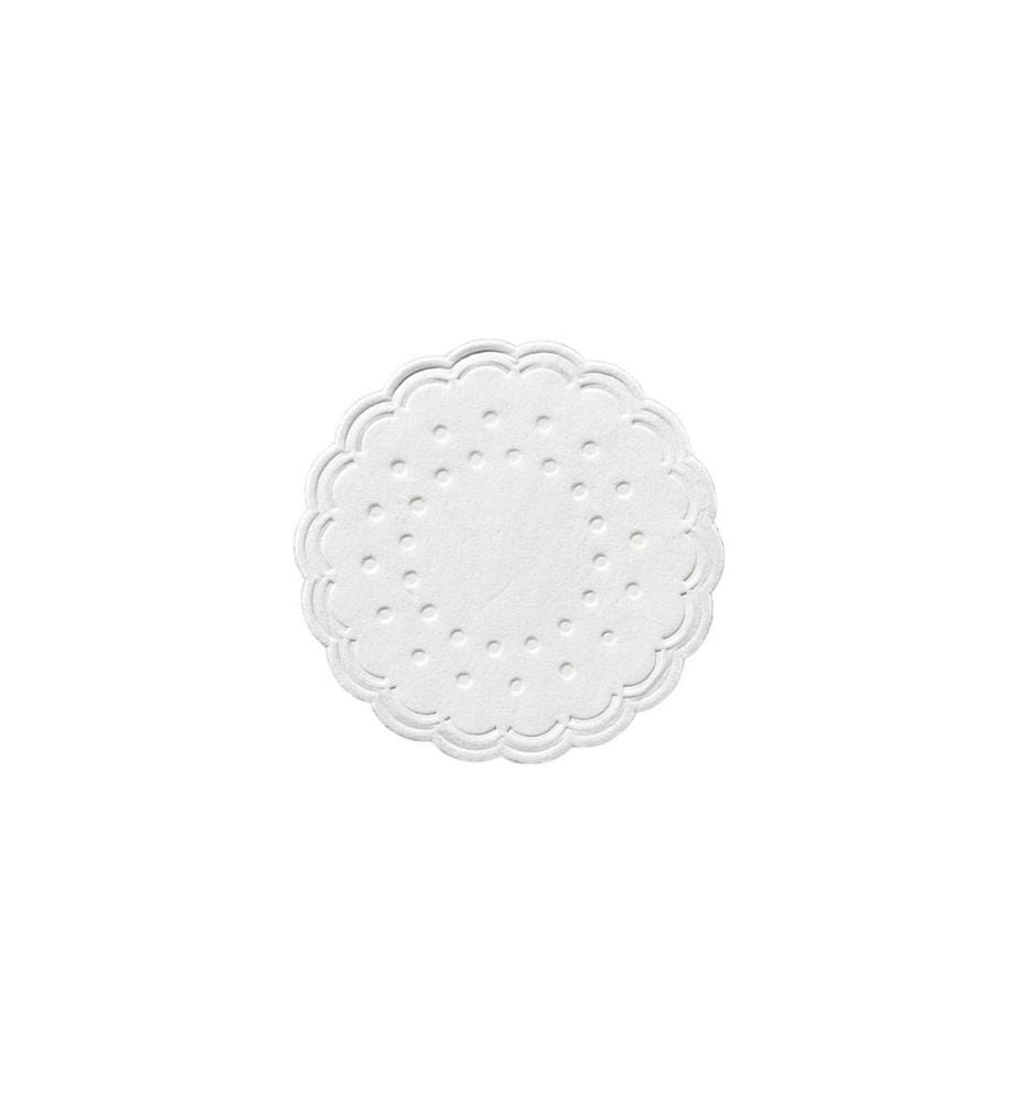 Duni - Dessous de verre jetable 250 pièces, Blanc
