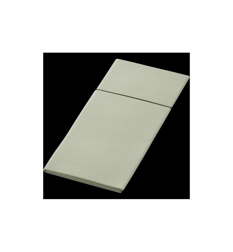 Duni - Serviettes en papier Duni -letto 33 cm x 40 cm, 65 Pièce/s, Pistache