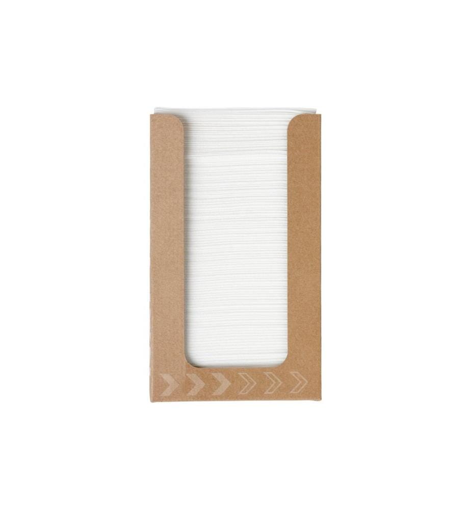 Duni - Serviettes à cocktail 20 cm x 20 cm, 100 Pièce/s, Blanc