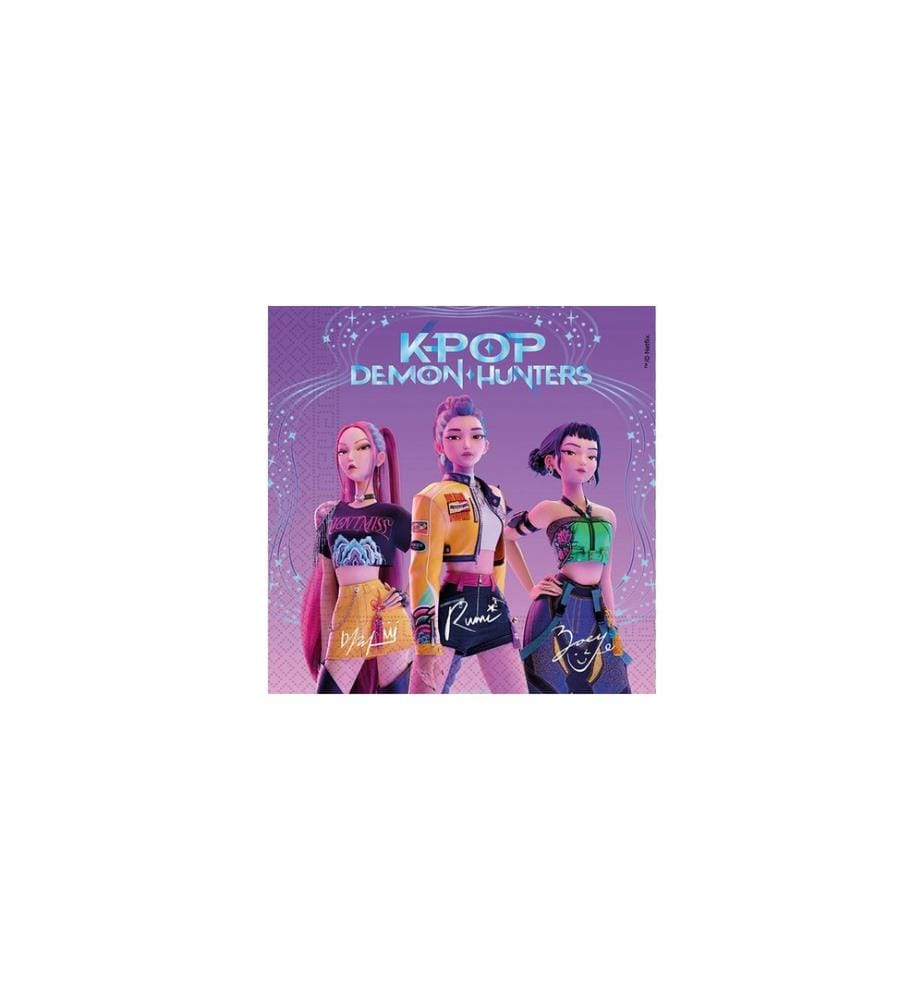We fiesta Party - Serviettes de table K-Pop Demon 33 x 33 cm, 20 pièces, Violet