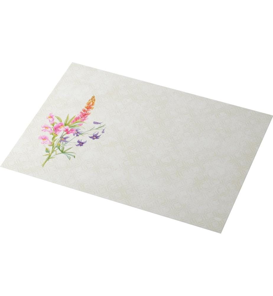 Duni - Set de table Floret 100 pièces, 30 cm x 40 cm, Multicolore