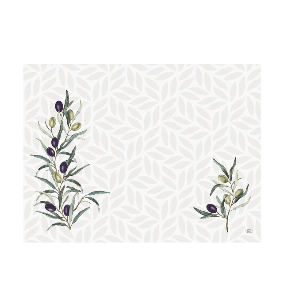 Duni - Set de table Olive Garden 250 pièces, 30 cm x 40 cm, Blanc